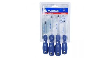Набор отверток, 4 предмета МАСТАК 04-4HB