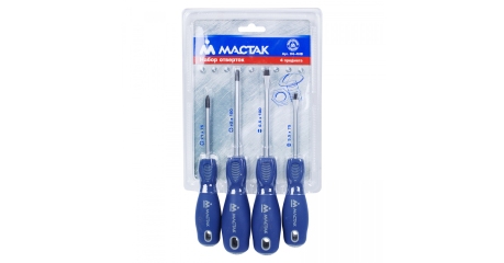 Набор отверток, 4 предмета МАСТАК 04-4HB