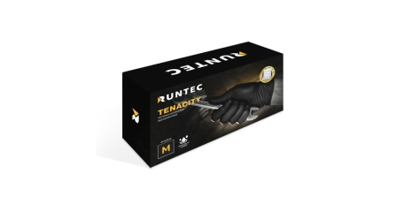 RUNTEC RT-GLVS-M Перчатки Tenacity нитриловые высокопрочные, размер M (50 пар)