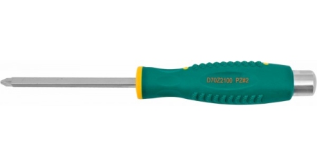 D70Z2100 Отвертка стержневая POZIDRIV® , ударная, силовая под ключ, PZ2x100