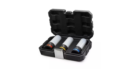 Набор ударных головок RUNTEC RT-IS1B3P, для литых дисков 1/2", 17, 19, 21 мм, CrMo, в защитном кожухе, 3 предмета