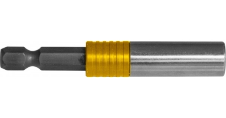 Держатель для вставок-бит 200314, 1/4"HDR магнитный с дополнительной фиксацией, 67 мм