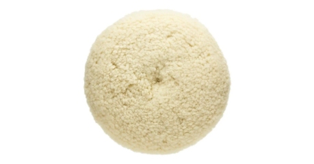 Диск полировальный меховой крученая шерсть белый 180мм липучка белая MENZERNA WT180WV