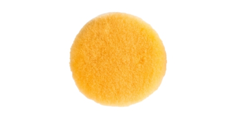 Диск полировальный Polarshine PRO 7990082111 из натуральной овчины, желтый, 80 мм