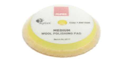 Диск полировочный желтый меховой RUPES 9.BW150M, 130/145 мм