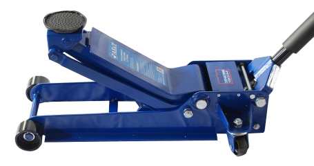 Домкрат подкатной AE&T T31533 профессиональный низкий двухнасосный