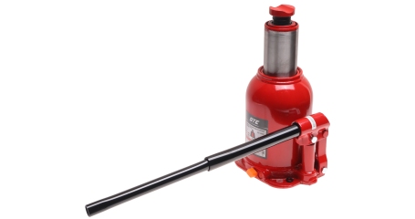 Домкрат бутылочный 2-х плунжерный GTE-TH81002 (10 т, 180-430 мм)