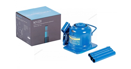 Домкрат бутылочный двухштоковый укороченный 20 т NORDBERG N31220