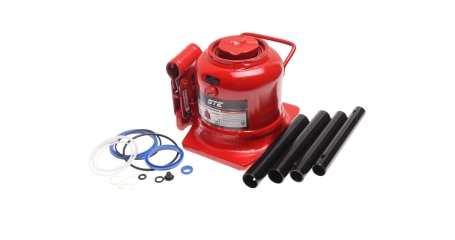 Домкрат бутылочный низкопрофильный 2-х плунжерный GTE-TH820002 (20 т, 150-245 мм)