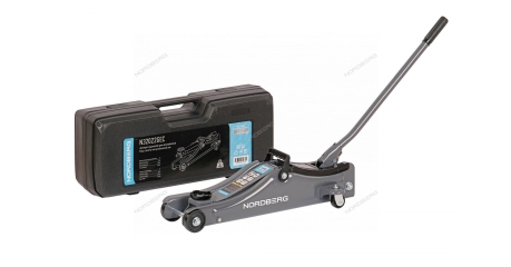 Домкрат подкатной для автолюбителя в кейсе 2 т NORDBERG N32022GEC