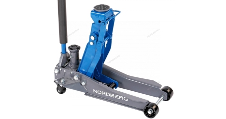 Домкрат подкатной с изменяемой высотой подхвата и регулируемой проставкой 2 / 3 т NORDBERG N32025