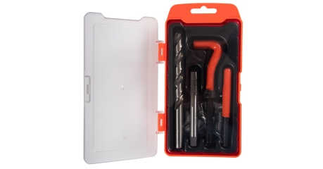 Набор для восстановления резьбы М12х1,75, 15 предметов, кейс AFFIX AF35212175C