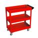 GARWIN INDUSTRIAL 001060-3000 Тележка с тремя открытыми полками, красная