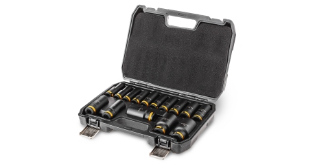 Набор ударных головок глубоких RUNTEC RT-IS1B15L, 1/2", 10-32 мм, CrMo, 15 предметов