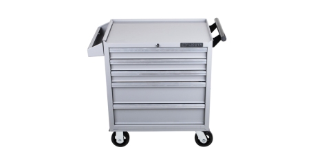 Licota AWX-2602G-R Тележка инструментальная с карманом, 5 полок, серая
