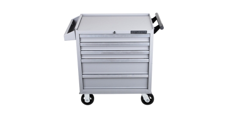 Licota AWX-2602G-R Тележка инструментальная с карманом, 5 полок, серая
