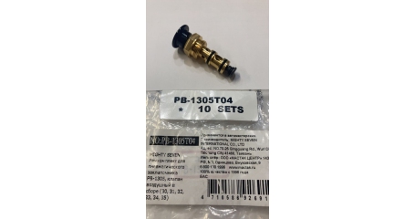 Ремкомплект для пневматического заклепочника PB-1305, клапан воздушный в сборе (30, 31, 32, 33, 34, 35) MIGHTY SEVEN PB-1305T04