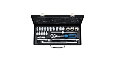 Licota ALT-5002WS Набор торцевых головок 1/2", 12гр., 5/16 - 1-1/4", 24пр.