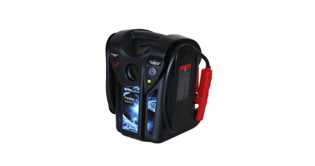 F4000-2 12/24V - портативный бустер, пусковой ток 4000/2000 А, 12/24 В, 2x22 А*ч