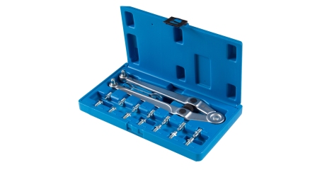 Фиксатор шкивов, кейс, 17 предметов МАСТАК 103-20017C