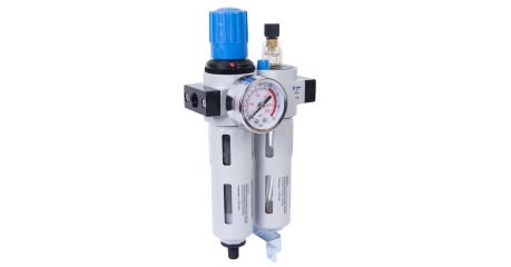 Фильтр влагоотделитель с редуктором и лубрикатор МАСТАК 690-21 (1/4", 16 бар)