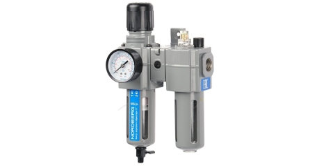 Фильтр воздушный с редуктором и лубрикатором PRO, 1/2" NORDBERG NP8434