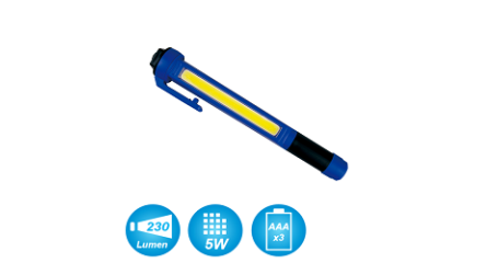 Фонарь в форме ручки, 1 элемент, ААА, 1,5 В KING TONY 79832