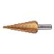 Сверло ступенчатое, GARWIN INDUSTRIAL, 102550-4-20-9 (4,0-20,0 мм), 9 ступеней, HSS, TiN