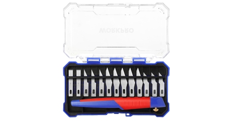 Нож полупрофессиональный 15шт набор WP219005 WORKPRO