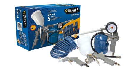 Набор окрасочного инструмента UNIVERSAL UNI-A с быстросъемным соединением GARAGE 8085330