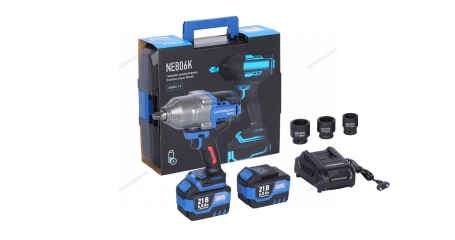 Гайковерт аккумуляторный NORDBERG NE806K-1/2 (1/2