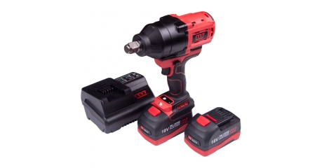 Гайковерт аккумуляторный ударный MIGHTY SEVEN DW-601A, 3/4", 1900 Нм, 18 В