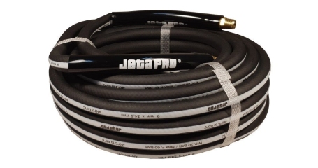 Гибкий ПВХ шланг с фитингами 9x14,5 мм длина 10 м черный JETA PRO 5885010