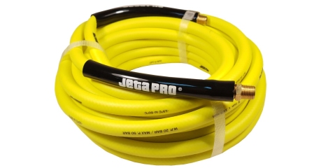 Гибкий ПВХ шланг с фитингами 9x14,5 мм длина 10 м желтый JETA PRO 5887010