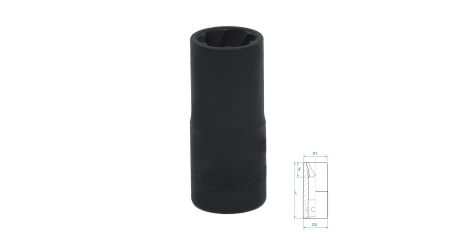 Головка для поврежденного крепежа 1/2