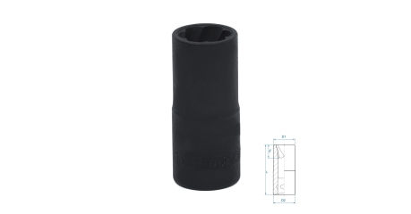 Головка для поврежденного крепежа 1/2", 14 мм KING TONY 9TD403-14M