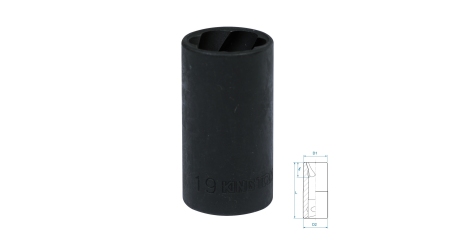 Головка для поврежденного крепежа 1/2