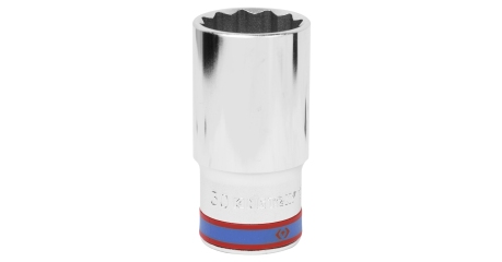 Головка торцевая глубокая двенадцатигранная 1/2", 30 мм KING TONY 423030M
