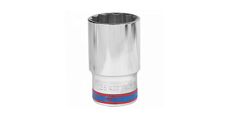Головка торцевая глубокая двенадцатигранная 1/2", 34 мм KING TONY 423034M