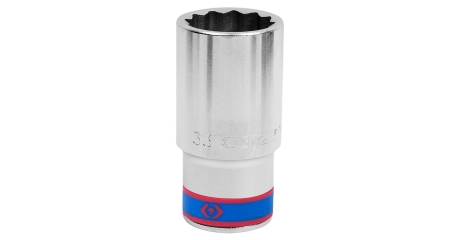 Головка торцевая глубокая двенадцатигранная 3/4", 33 мм KING TONY 623033M