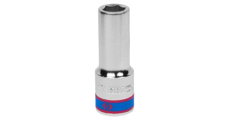 Головка торцевая глубокая шестигранная 3/4", 17 мм KING TONY 623517M