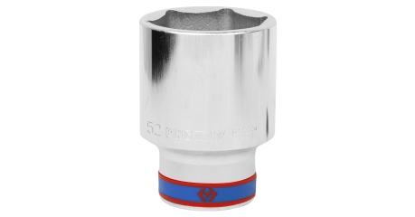 Головка торцевая глубокая шестигранная 3/4", 52 мм KING TONY 623552M