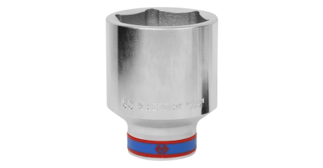 Головка торцевая глубокая шестигранная 3/4", 60 мм KING TONY 623560M