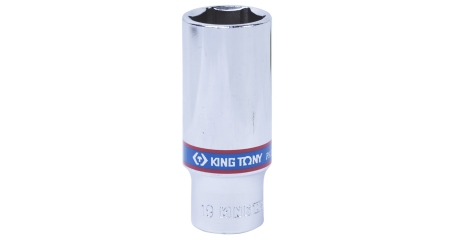 Головка торцевая глубокая шестигранная 3/8", 19 мм KING TONY 323519M