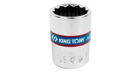 Головка торцевая стандартная двенадцатигранная 1/4", 13 мм KING TONY 233013M