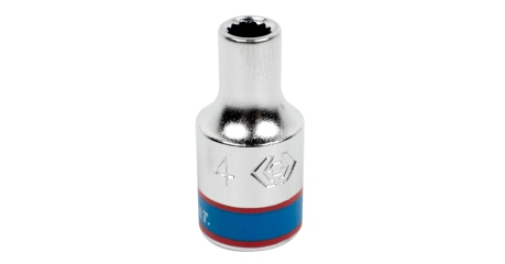 Головка торцевая стандартная двенадцатигранная 1/4", 4 мм KING TONY 233004M