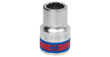 Головка торцевая стандартная двенадцатигранная 3/4", 11/16", дюймовая KING TONY 633022S