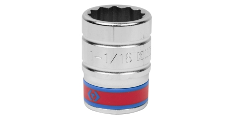 Головка торцевая стандартная двенадцатигранная 3/4", 1&1/16", дюймовая KING TONY 633034S