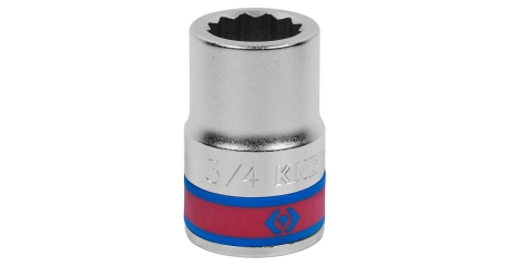 Головка торцевая стандартная двенадцатигранная 3/4", 3/4", дюймовая KING TONY 633024S