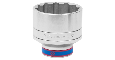 Головка торцевая стандартная двенадцатигранная 3/4", 70 мм KING TONY 633070M